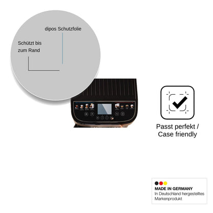 2x Screen Protector for DeLonghi Magnifica Duo ECAM330.80 Flexible Glass 9H dipos