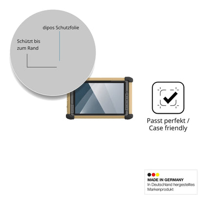 Besonders flexibler Displayschutz mit Anti-Shock-Schicht im Materialmix
