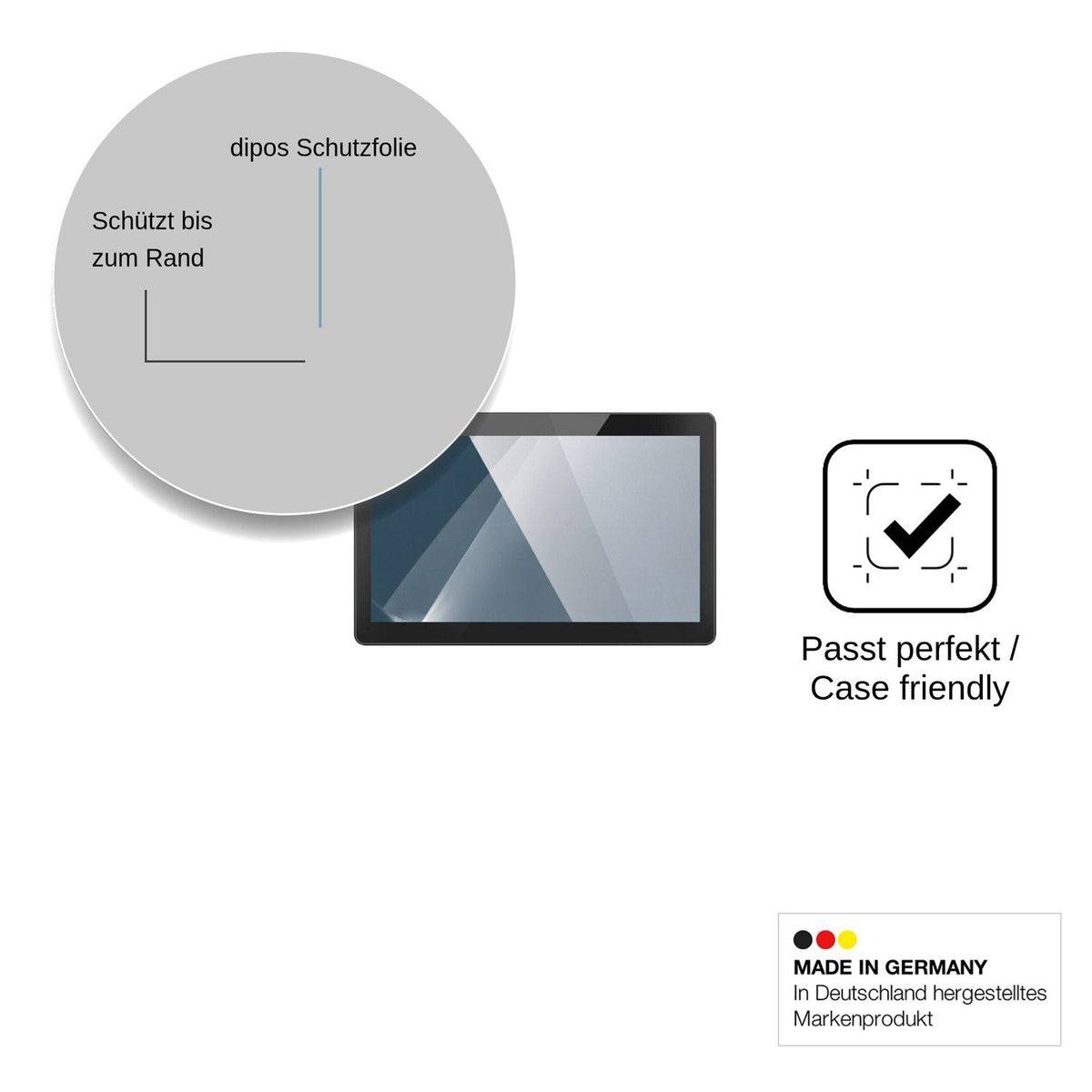 2x Screen Protector for Elo TouchSystems I-Series 3 ESY15i3 Flexible Glass 9H dipos
