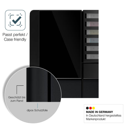 Besonders flexibler Displayschutz mit Anti-Shock-Schicht im Materialmix