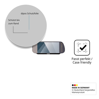 Besonders flexibler Displayschutz mit Anti-Shock-Schicht im Materialmix