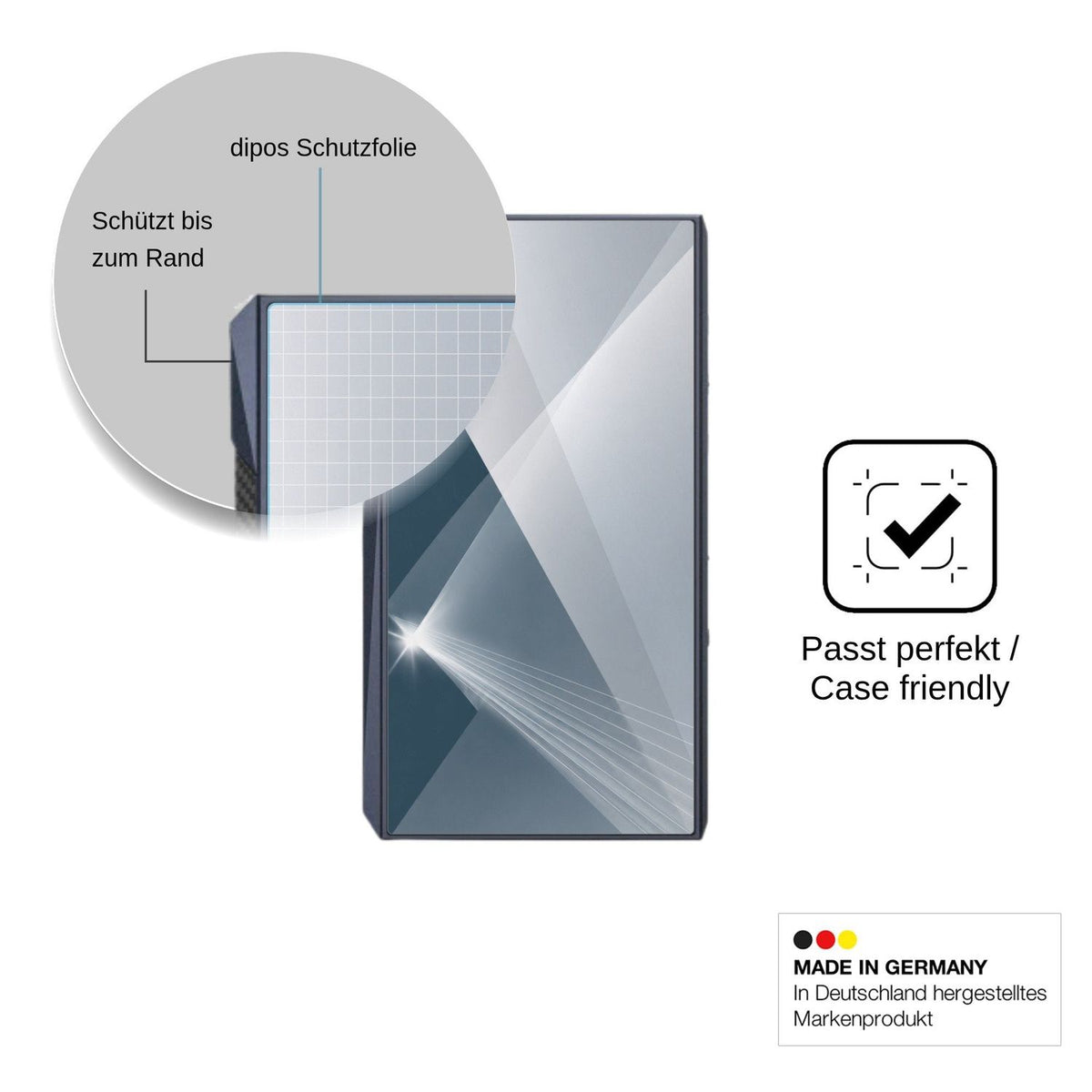 2x Screen Protector for FiiO M23 Flexible Glass 9H dipos