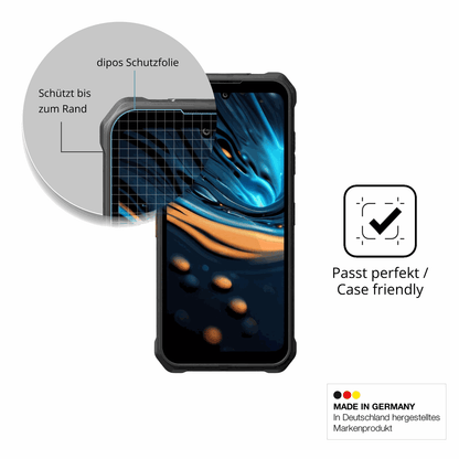 Besonders flexibler Displayschutz mit Anti-Shock-Schicht im Materialmix