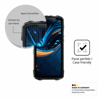 Besonders flexibler Displayschutz mit Anti-Shock-Schicht im Materialmix