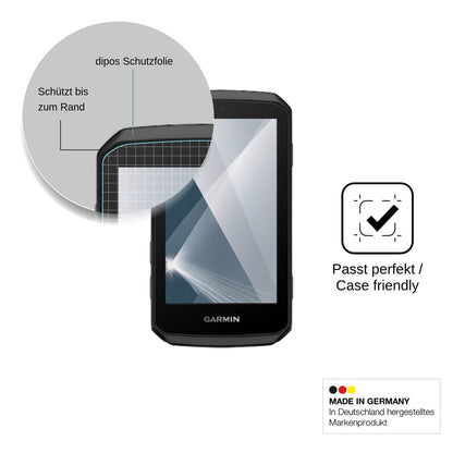 2x Screen Protector for Garmin Edge 1060 Flexible Glass 9H dipos