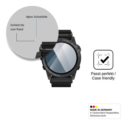 2x Screen Protector for Garmin tactix 7 Pro Ballistics Edition Flexible Glass 9H dipos