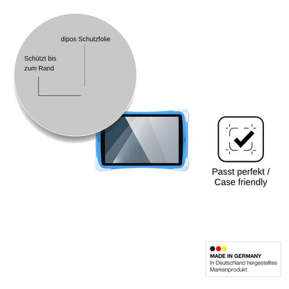 2x Screen Protector for Gezoon Kinder Tab 10 Flexible Glass 9H dipos