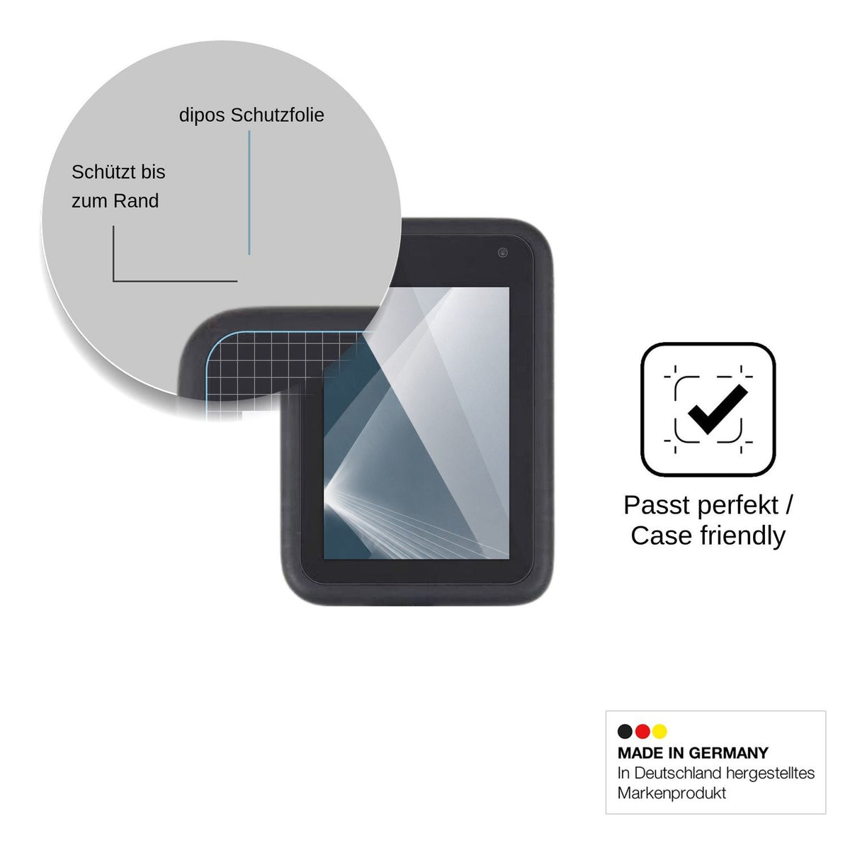 2x Screen Protector for GoPro Hero 10 Flexible Glass 9H dipos