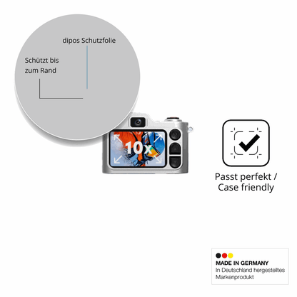 Besonders flexibler Displayschutz mit Anti-Shock-Schicht im Materialmix