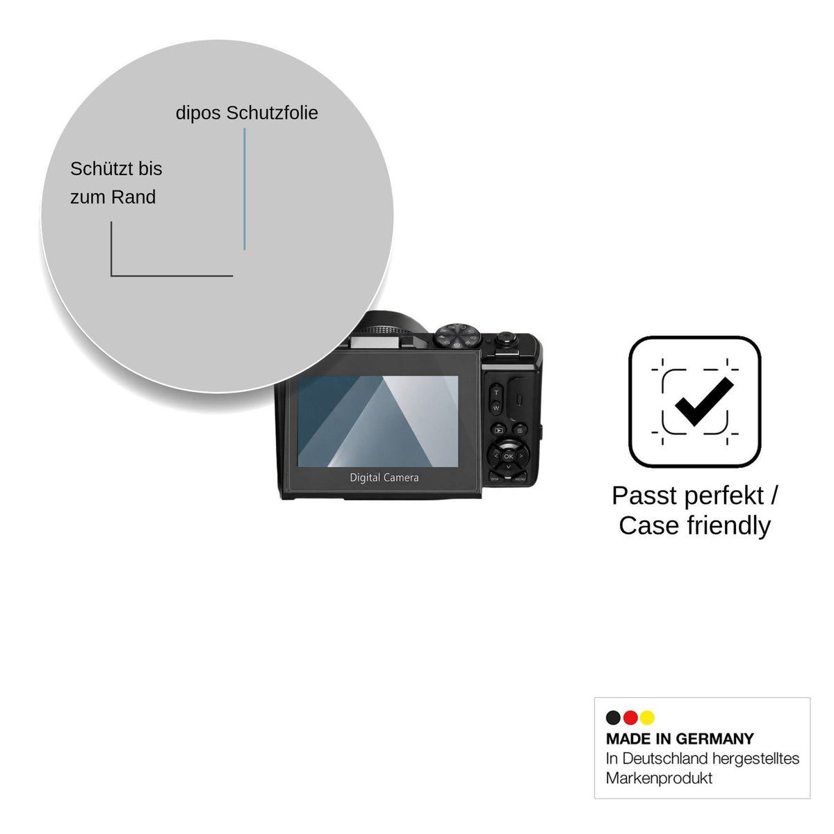 2x Screen Protector for H-Bocam W081 Flexible Glass 9H dipos
