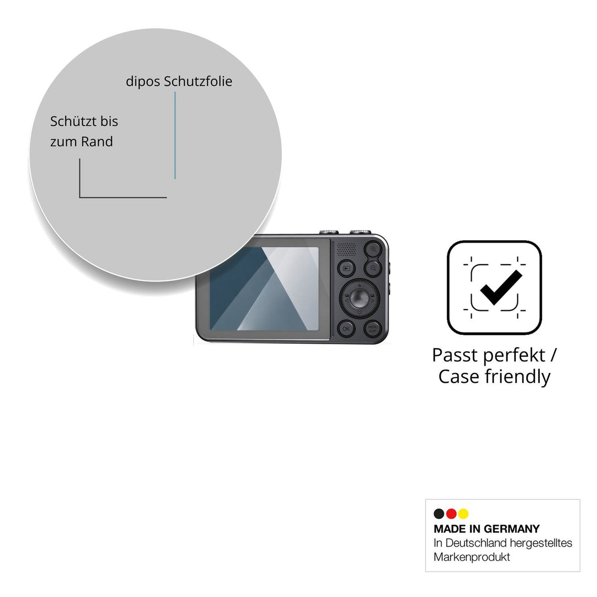 Besonders flexibler Displayschutz mit Anti-Shock-Schicht im Materialmix