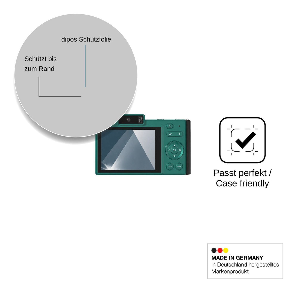 2x Screen Protector for HERBYD H18 Flexible Glass 9H dipos