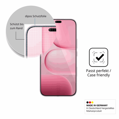 Besonders flexibler Displayschutz mit Anti-Shock-Schicht im Materialmix