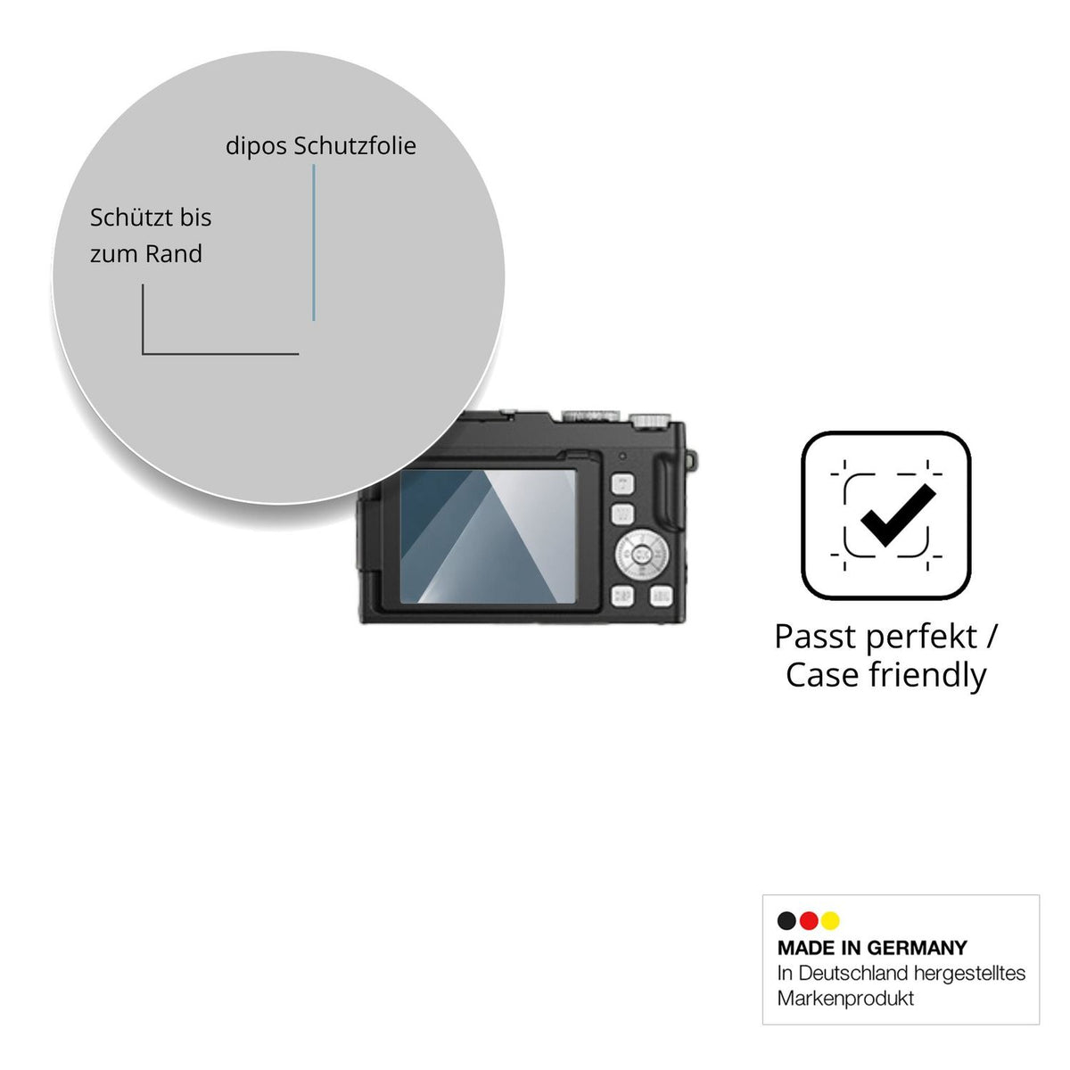 Besonders flexibler Displayschutz mit Anti-Shock-Schicht im Materialmix