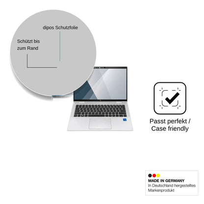 2x Screen Protector for HP EliteBook x360 1030 G8 13.3 Flexible Glass 9H dipos