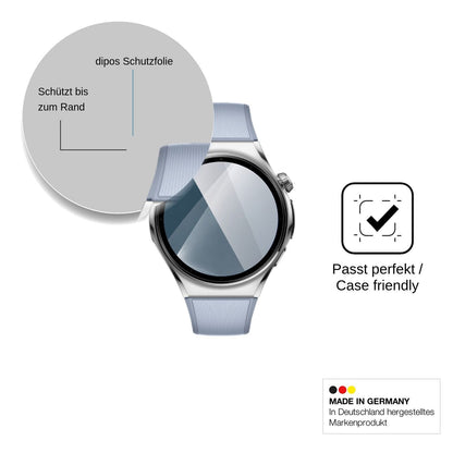 2x Screen Protector for Huawei Watch 6 46 mm Flexible Glass 9H dipos
