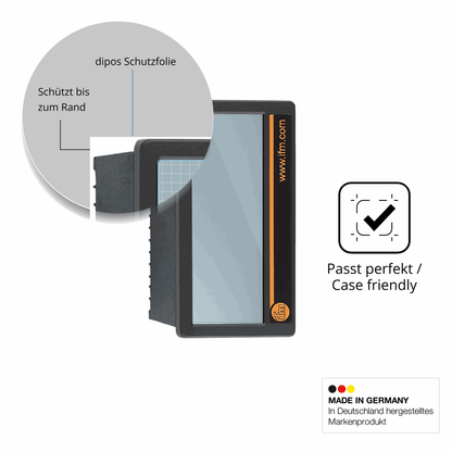 Besonders flexibler Displayschutz mit Anti-Shock-Schicht im Materialmix