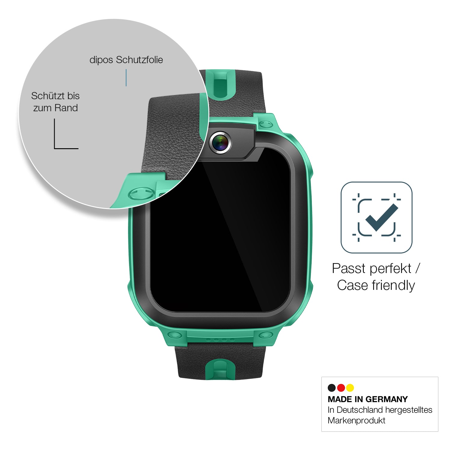 Besonders flexibler Displayschutz mit Anti-Shock-Schicht im Materialmix