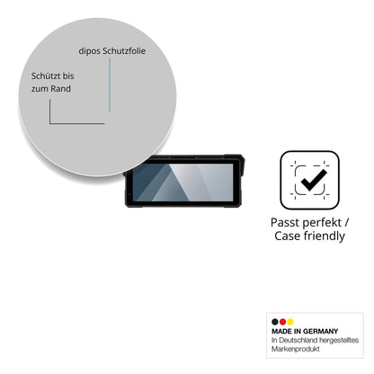 Besonders flexibler Displayschutz mit Anti-Shock-Schicht im Materialmix
