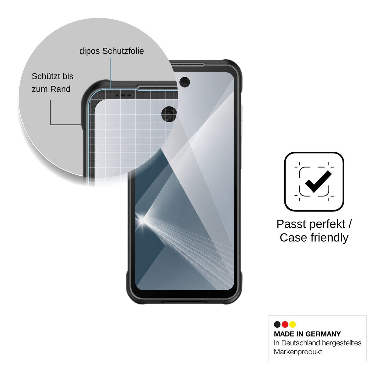 2x Screen Protector for JCB Toughphone MAX M20 Flexible Glass 9H dipos