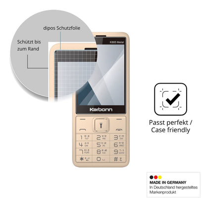 Besonders flexibler Displayschutz mit Anti-Shock-Schicht im Materialmix
