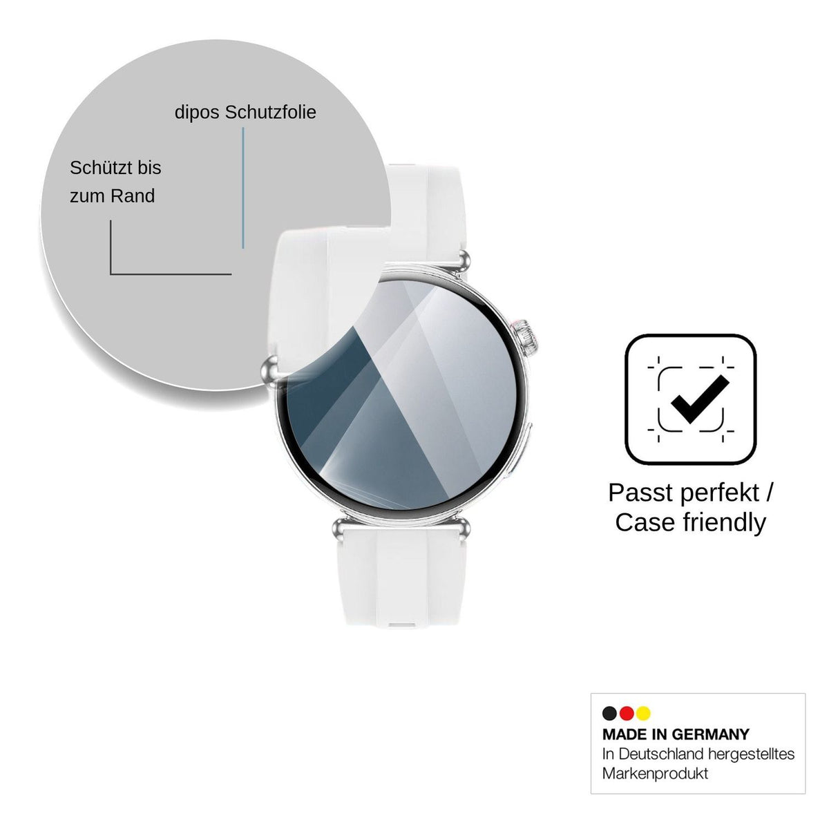 2x Screen Protector for KPEP ET491 Flexible Glass 9H dipos