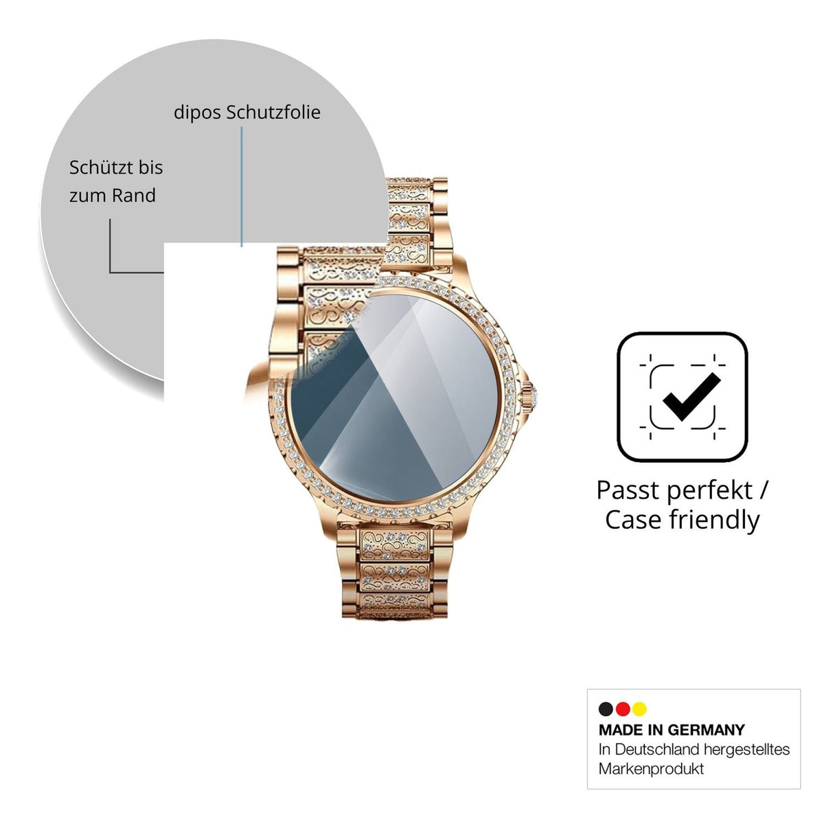 Besonders flexibler Displayschutz mit Anti-Shock-Schicht im Materialmix