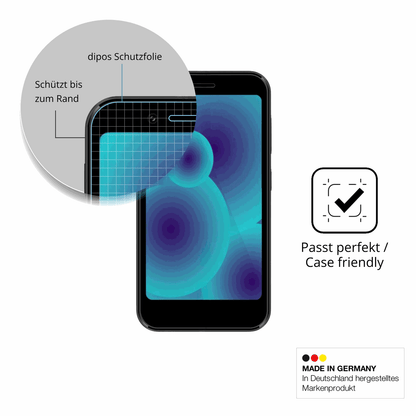 Besonders flexibler Displayschutz mit Anti-Shock-Schicht im Materialmix