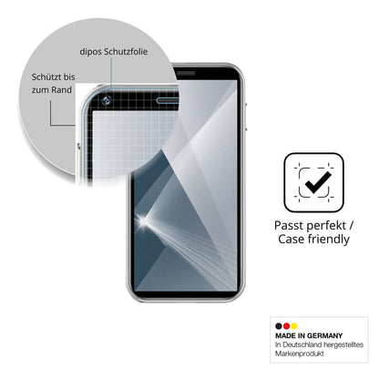 Besonders flexibler Displayschutz mit Anti-Shock-Schicht im Materialmix