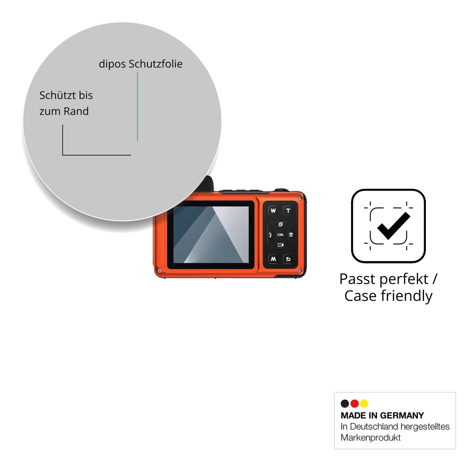 Besonders flexibler Displayschutz mit Anti-Shock-Schicht im Materialmix