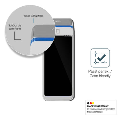 Besonders flexibler Displayschutz mit Anti-Shock-Schicht im Materialmix
