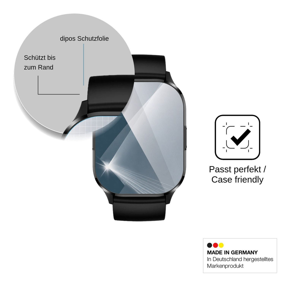2x Screen Protector for Neow K-Watch Flexible Glass 9H dipos