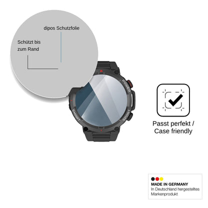 2x Screen Protector for Neow W-Watch 1.39 Flexible Glass 9H dipos