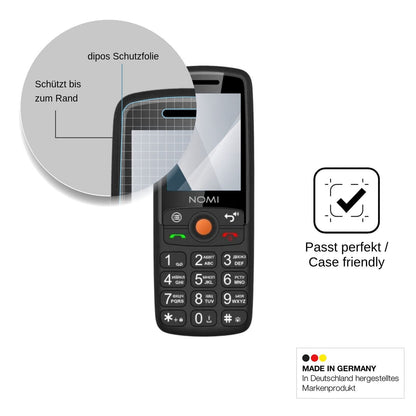 2x Screen Protector for Nomi i2440 Flexible Glass 9H dipos