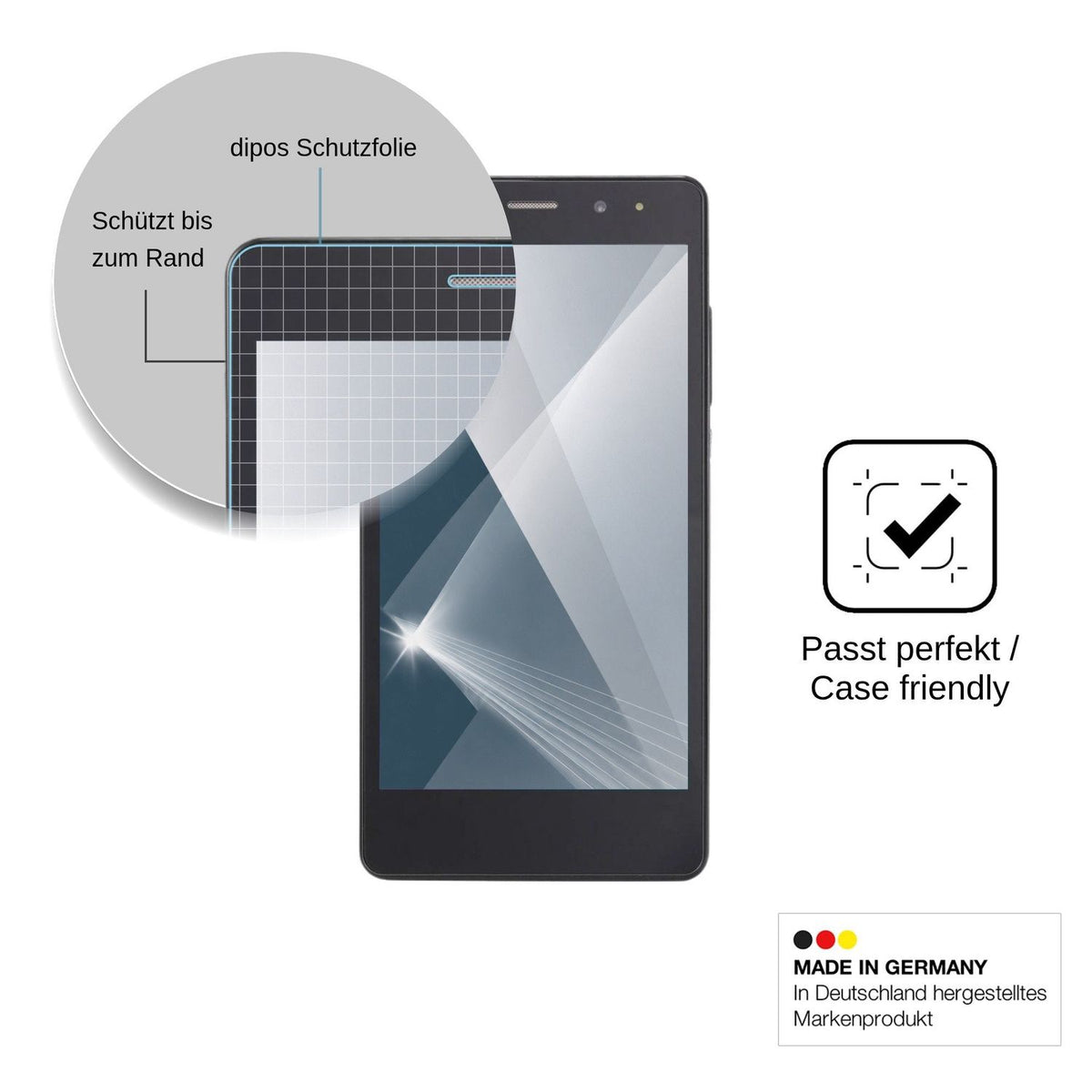 2x Screen Protector for Nomi i502 Drive Flexible Glass 9H dipos