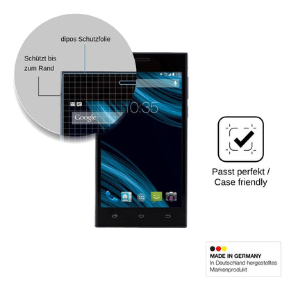 2x Screen Protector for Nomi i503 Jump Flexible Glass 9H dipos