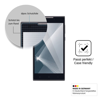 2x Screen Protector for Nomi i508 Energy Flexible Glass 9H dipos