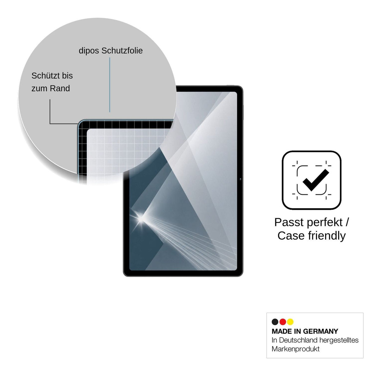 2x Screen Protector for Nubia Pad Plus Flexible Glass 9H dipos