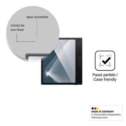 2x Screen Protector for Onyx Boox Go 7 Tappy Flexible Glass 9H dipos