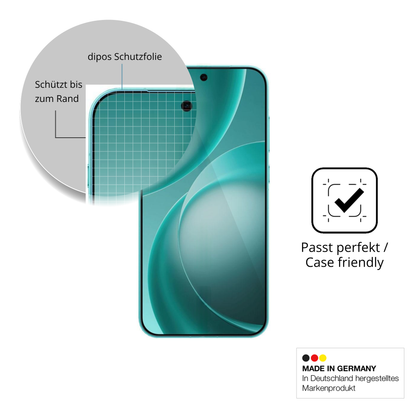 Besonders flexibler Displayschutz mit Anti-Shock-Schicht im Materialmix