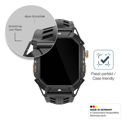 Besonders flexibler Displayschutz mit Anti-Shock-Schicht im Materialmix