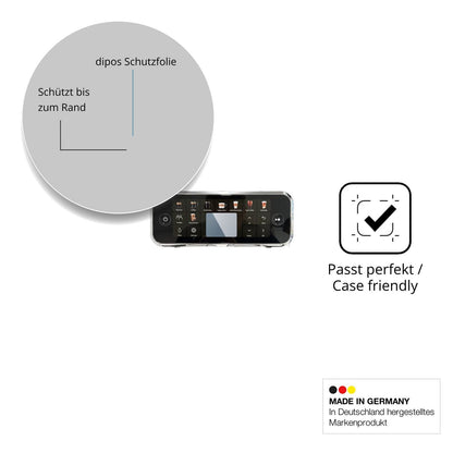 Besonders flexibler Displayschutz mit Anti-Shock-Schicht im Materialmix