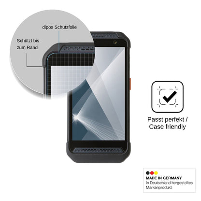 2x Screen Protector for Point Mobile PM86 Flexible Glass 9H dipos