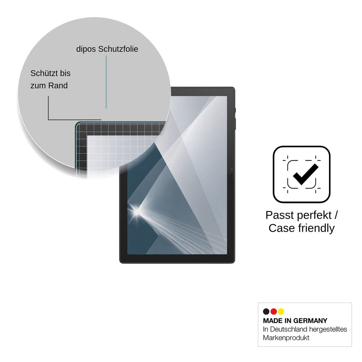 2x Screen Protector for Point Mobile TE32 Flexible Glass 9H dipos