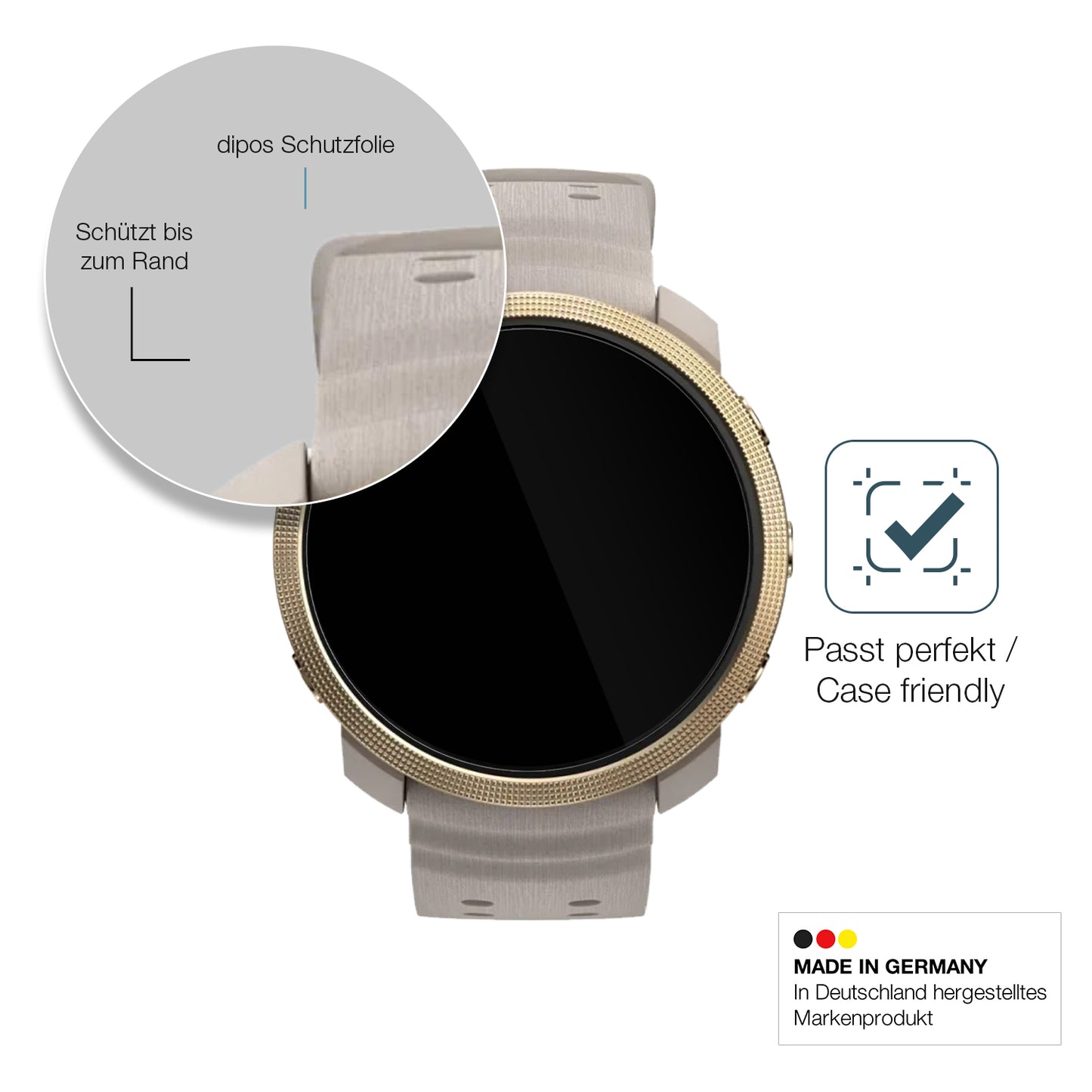Besonders flexibler Displayschutz mit Anti-Shock-Schicht im Materialmix