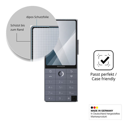 Besonders flexibler Displayschutz mit Anti-Shock-Schicht im Materialmix
