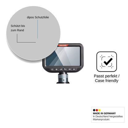 2x Screen Protector for Ralcam Endoscope Camera 5 Flexible Glass 9H dipos