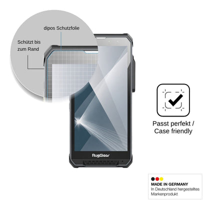 2x Screen Protector for RugGear RG880i Flexible Glass 9H dipos