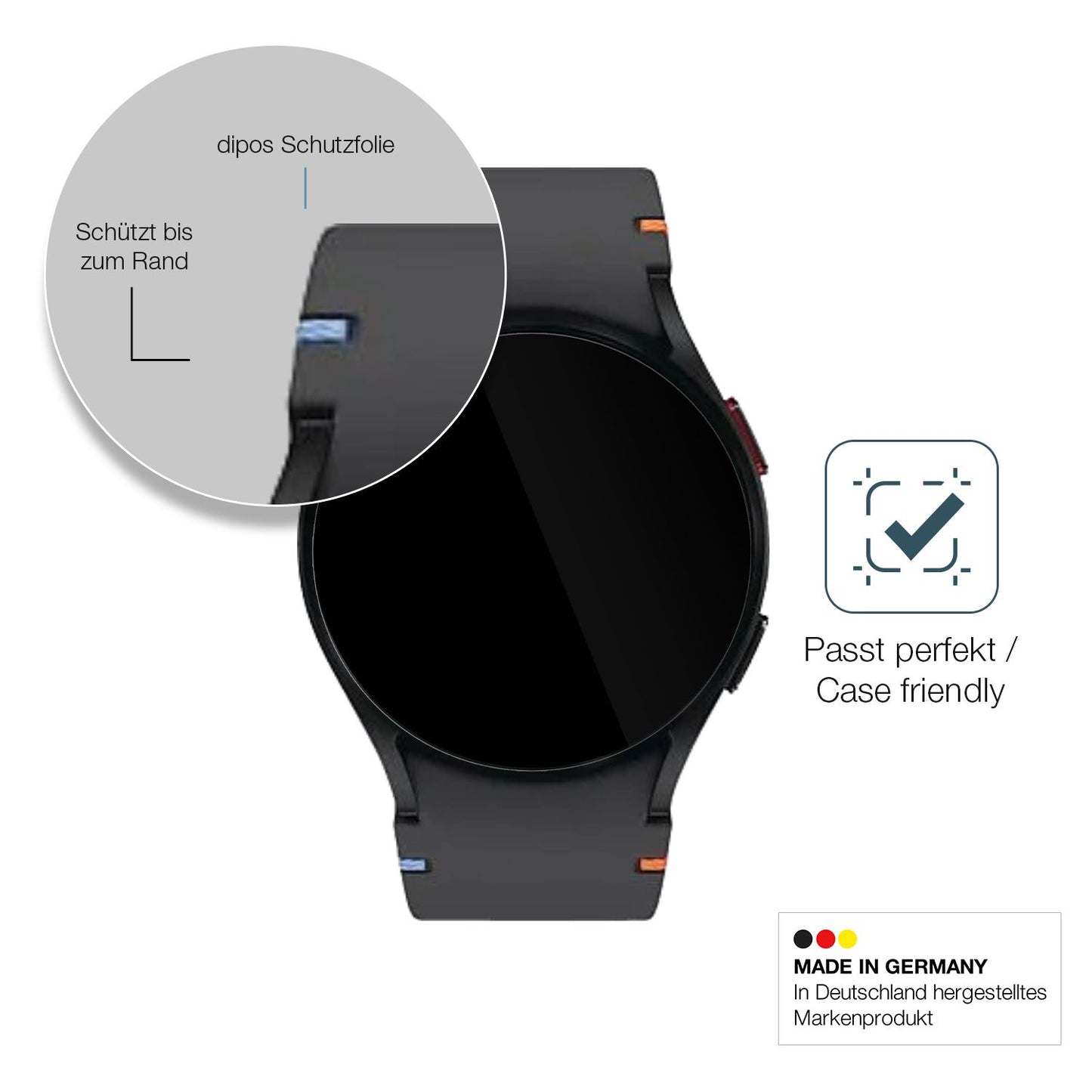 Besonders flexibler Displayschutz mit Anti-Shock-Schicht im Materialmix