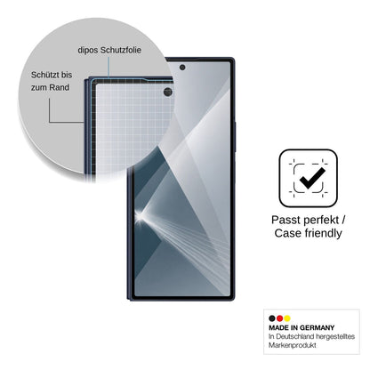 2x Screen Protector for Samsung Galaxy Z Fold6 Outside Flexible Glass 9H dipos